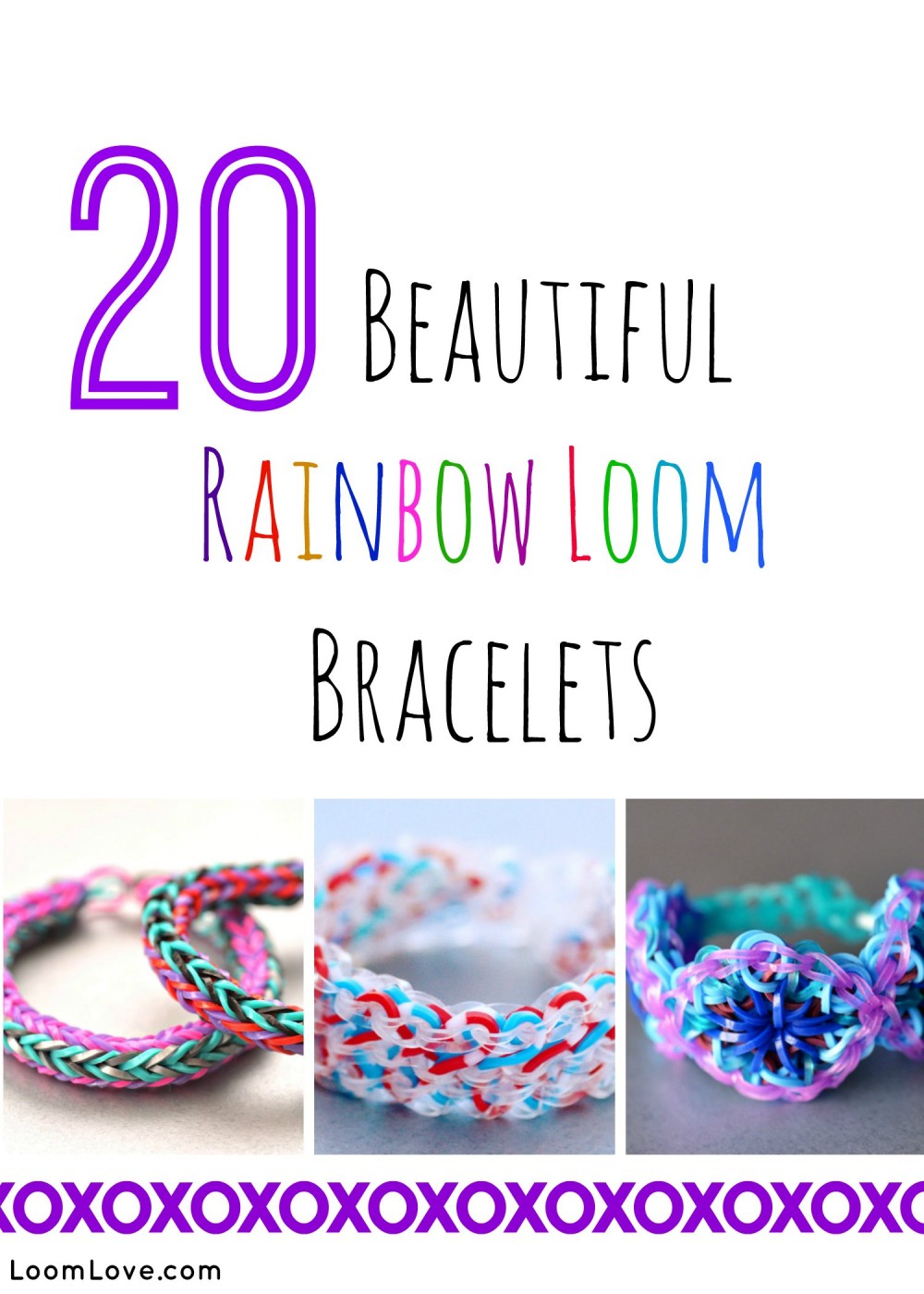 How to Make a Double Cross Rainbow Loom Bracelet