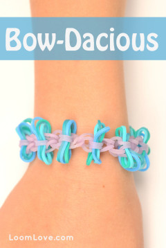 bow-dacious rainbow loom