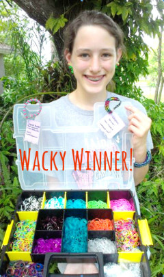 wacky winner rainbow loom contest