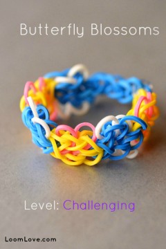 butterfly blossoms rainbow loom