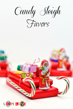 candy sleigh favors