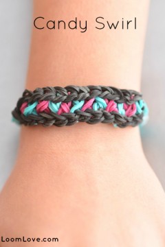 candy swirl rainbow loom