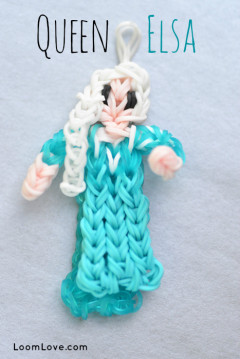 elsa frozen rainbow loom