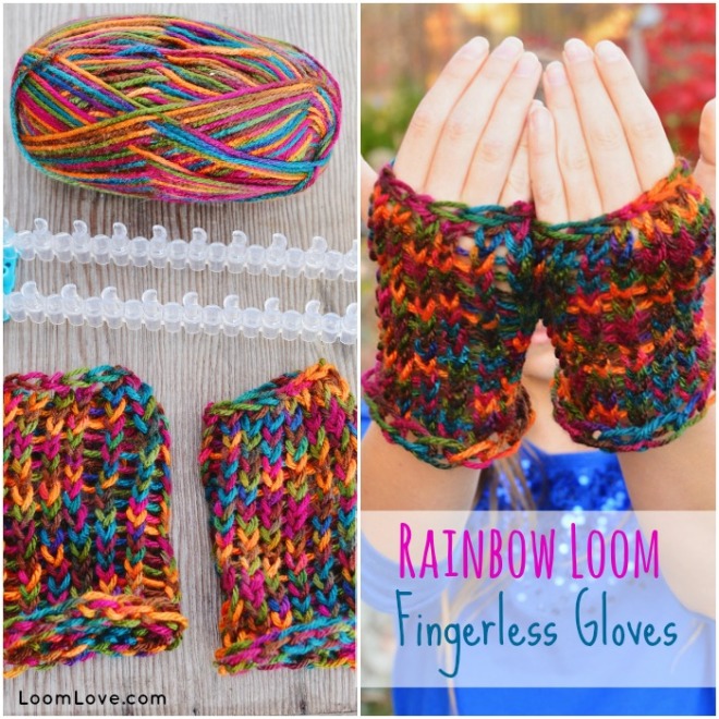 How to Make Fingerless Gloves on Your Rainbow Loom