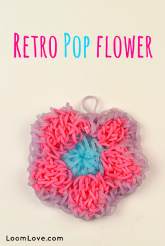 retro pop flower