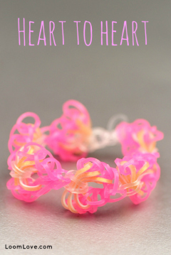 heart to heart rainbow loom