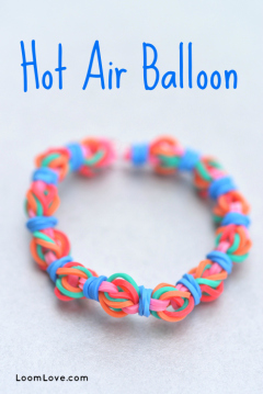 hot air balloon rainbow loom