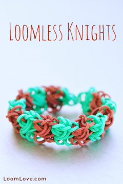 loomless knights rainbow loom