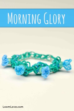 rainbow loom morning glory