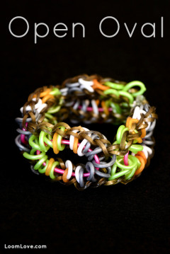 open oval rainbow loom