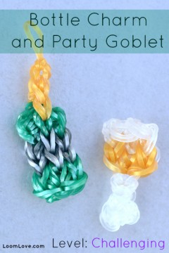 party goblet rainbow loom