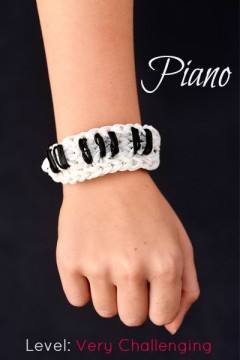 piano rainbow loom