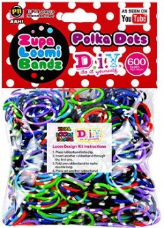 polka dot loom bands