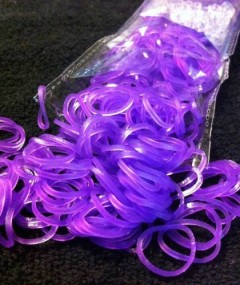 purple jelly loom bands