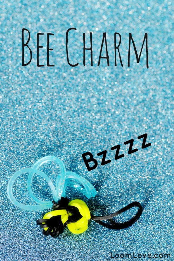 How to Make a Rainbow Loom Bee Charm