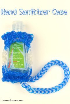 rainbow loom hand sanitizer