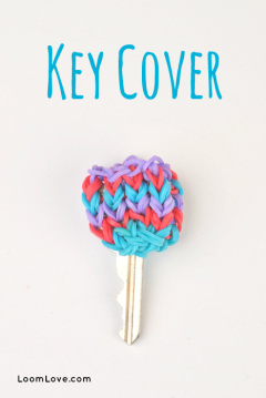 rainbow loom key cover