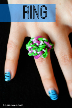 rainbow loom ring