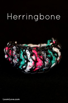 rainbow loom herringbone