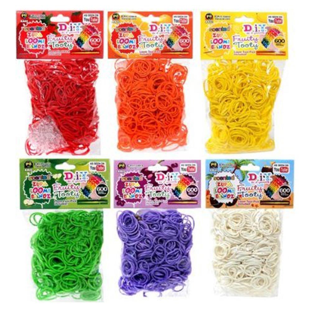 3600 Fruity Tooty Scented Rubber Bands
