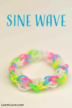 sine wave rainbow loom