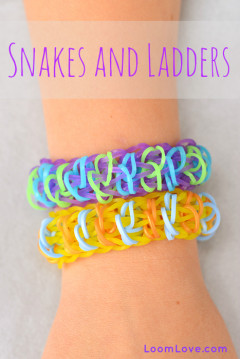 snakes and ladders rainbow loom