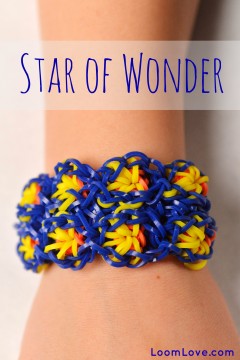 star of wonder rainbow loom instructions