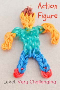 action figure rainbow loom