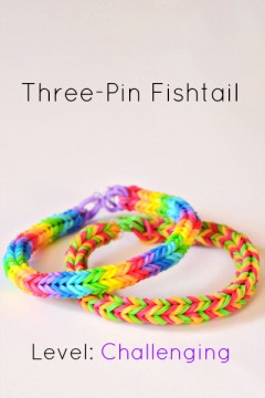 three pin fishtail bracelet