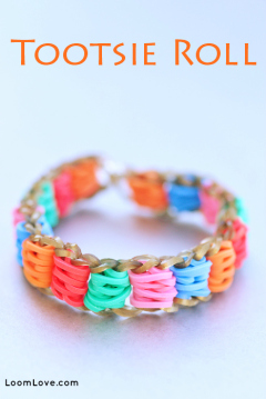 tootsie roll rainbow loom