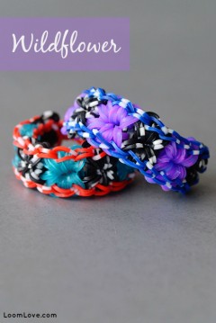 wildflower rainbow loom