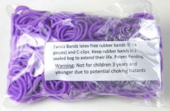 purple rubber bands