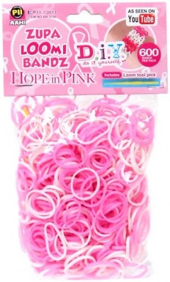 Hope in pink rubber bands