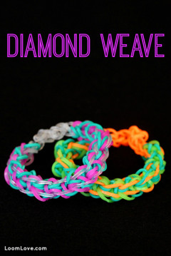 diamond weave rainbow loom