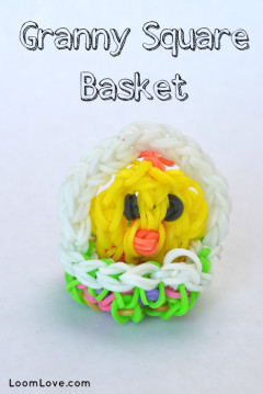rainbow loom basket