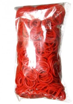 red rubber bands