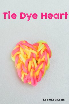tie dye heart